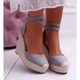 FRBS Női szandál éken Vászonszürke Canterola 2