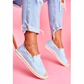 PS1 Flaure női kék espadrillák 1