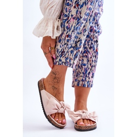 PS1 Női bézs papucs íjjal Wendy Cork 1 PS1 Női bézs papucs íjjal Wendy Cork 1