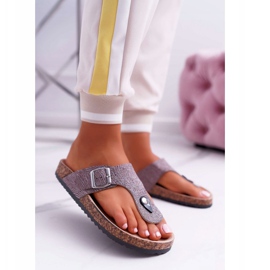 EVE Női szürke papucs Baisan 1