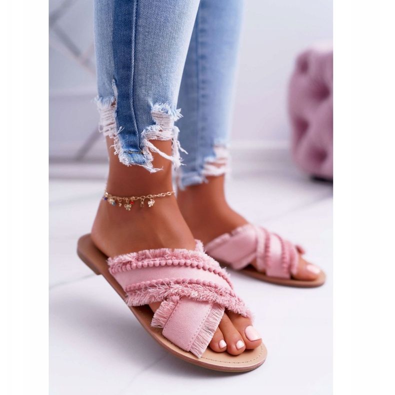 Vices Női anyagú papucs satu 7269 Pink Jamen rózsaszín 1