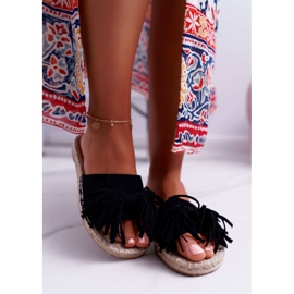 PV1 Női fekete Boho Vices 8458 papucs 2