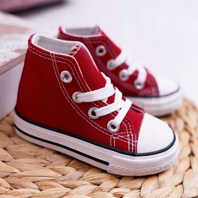 FRROCK Gyermek klasszikus magas tornacipő Red Filemon piros 1 FRROCK Gyermek klasszikus magas tornacipő Red Filemon piros 1