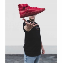 Férfi cipők Big Star melegített piros Y174025FW 1