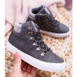 Gyermek fiúcipő Cipők Big Star Grey EE374040 szürke 1