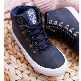 Gyermek fiúcipők Big Star Navy Blue EE374038 sötétkék 1