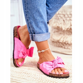 BUGO Női papucs a Cork Neon Fuchsia Wendy -n rózsaszín 2