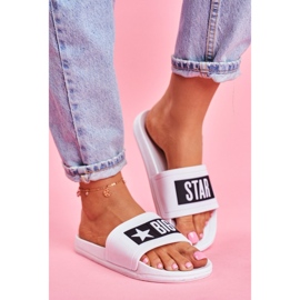 Női papucs Big Star White DD274A264 fehér 2