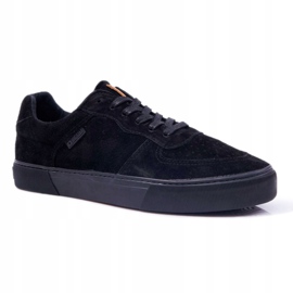 Férfi cipők Low Big Star Suede Black EE174362 fekete 1