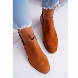 Női lapos csizma Maciejka őszi bőr vörös 04091-29 barna 2 Női lapos csizma Maciejka őszi bőr vörös 04091-29 barna 2