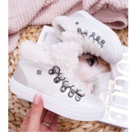 Gyermek lánycipő Cipők Big Star White EE374017 fehér 1