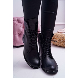 Női Csizma Szemcsés bőr Nicole 2315 Black The Island fekete 2