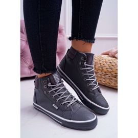 Női cipők Big Star High Grey Warm EE274413 szürke 2