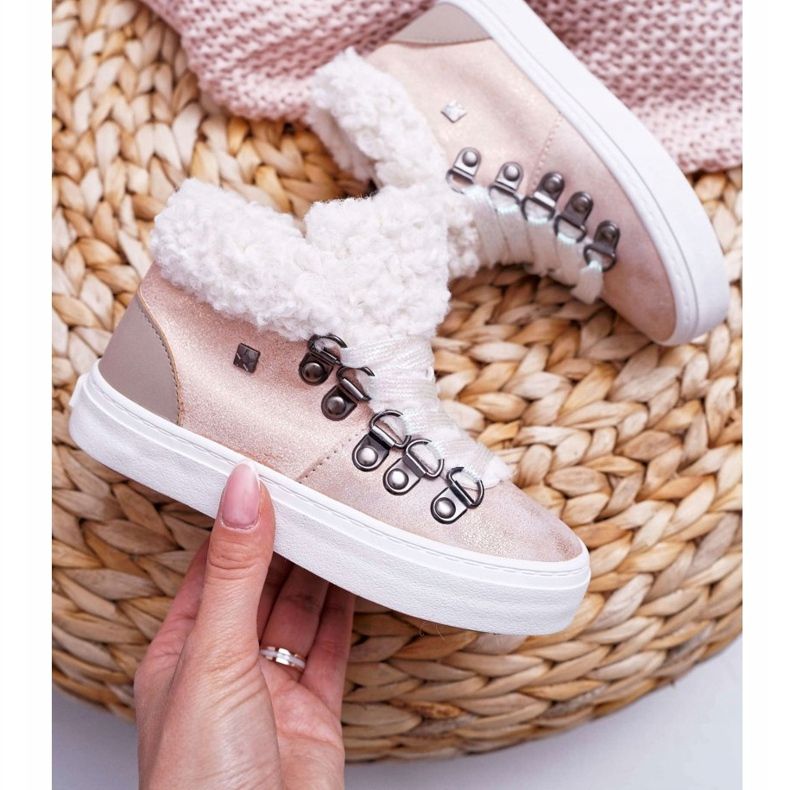 Gyermek lánycipő Cipők Big Star Pink EE374015 rózsaszín 1