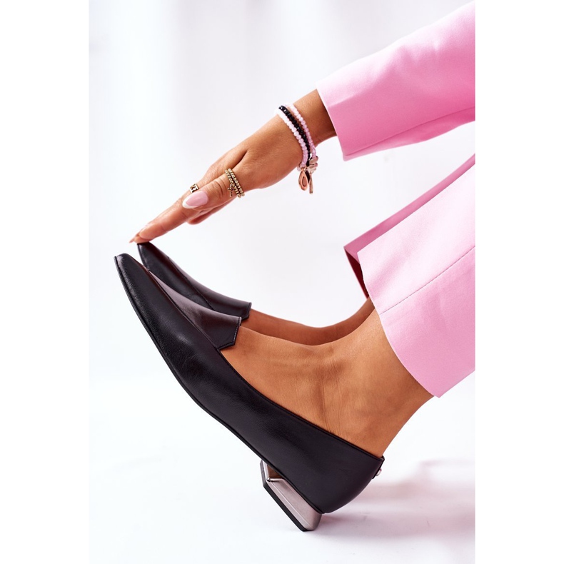 Női Brogues Laura Messi Black 2074 fekete 1