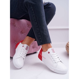 Cross Jeans Női Cipők Cross Farmer Fehér EE2R4016C piros 1