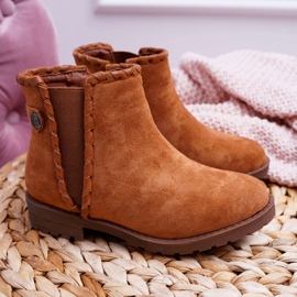 POPA Gyermekcsizma Lapos sarkú Teve Sicarro barna 2