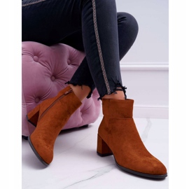 Női csizma a magas sarkú Sergio Leone Camel BT522 barna 2