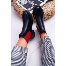 HAN Női csizma Jodhpur csizma Red Erasers Black Superpower piros 1