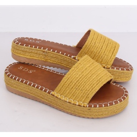 Méz espadrilles papucs 7970-PL Sárga 1 Méz espadrilles papucs 7970-PL Sárga 1
