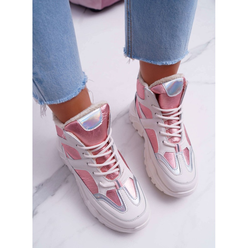 Női sportcipő Rózsaszín meleg középső 2