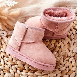 Meleg gyermek ifjúsági hócsizma Pink Gooby rózsaszín rózsaszín 2
