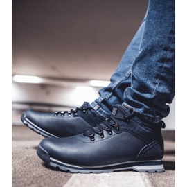 Férfi túracipő Big Star Navy Blue EE174443 sötétkék 2