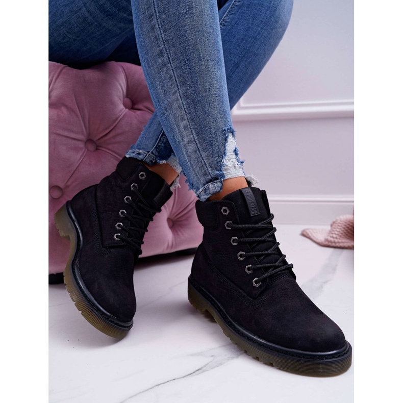 Női bakancsfogók Big Star Black EE274014 fekete 1