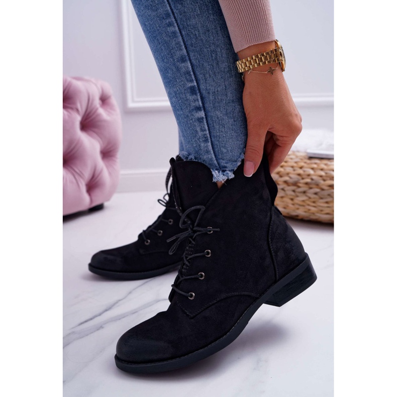 S.Barski Női magas csizma Fekete velúr Barski 75-13 1