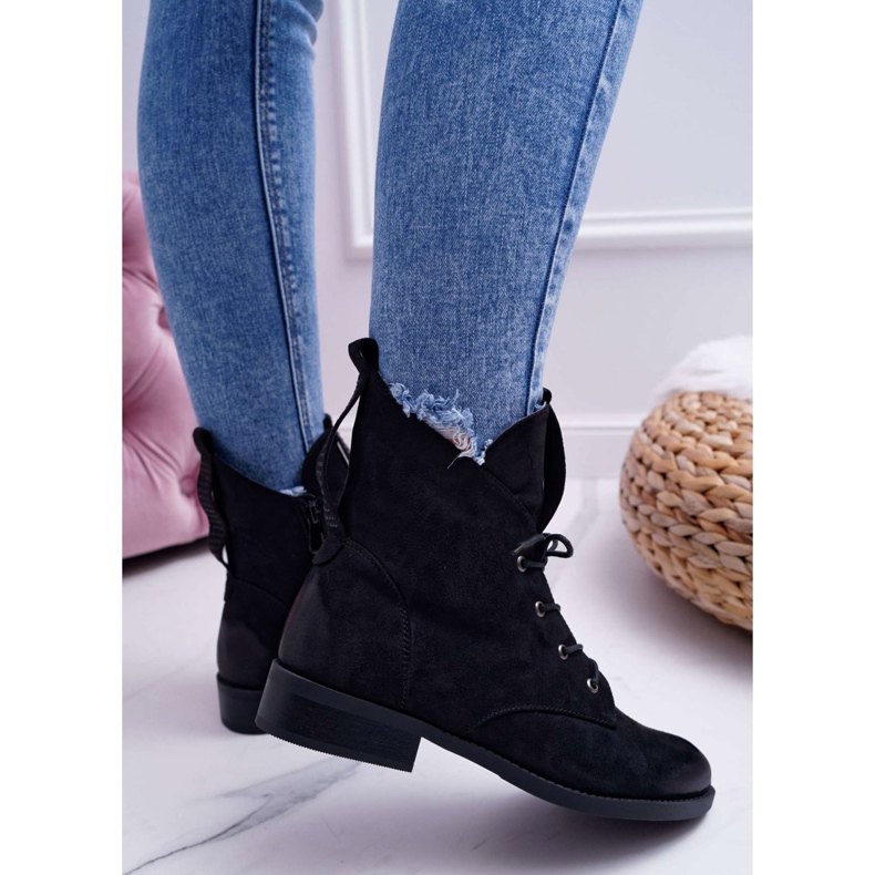 S.Barski Női magas csizma Fekete velúr Barski 75-13 2