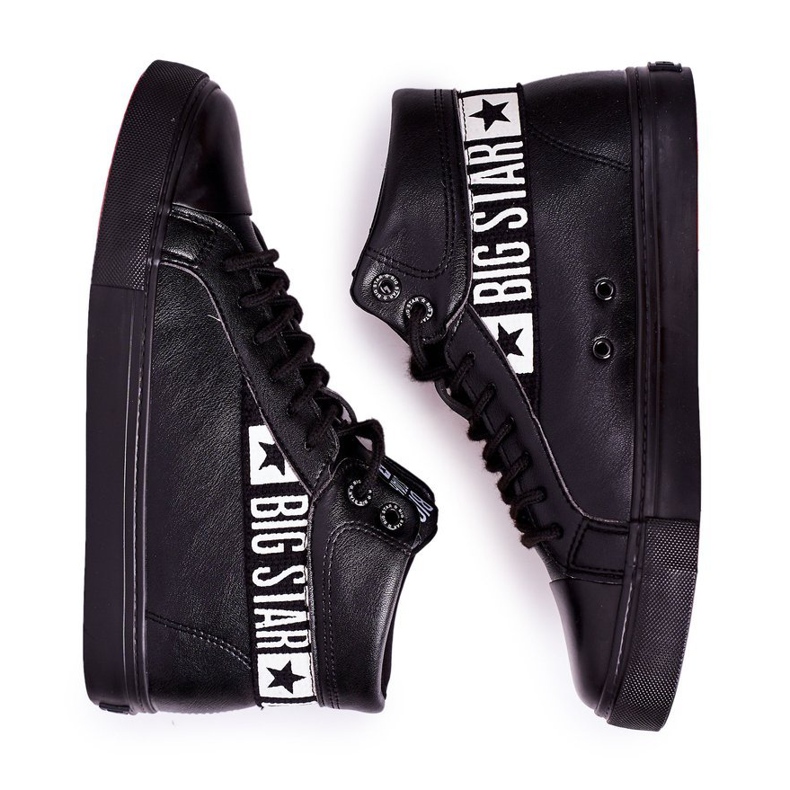 Férfi tornacipő Low Big Star High Black EE174339 fekete 1 Férfi tornacipő Low Big Star High Black EE174339 fekete 1