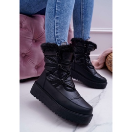 FRGIV Női hócsizma szőrmével, fekete Calma 1 FRGIV Női hócsizma szőrmével, fekete Calma 1