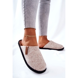 Női otthoni papucs Big Star Beige D267862A bézs 1