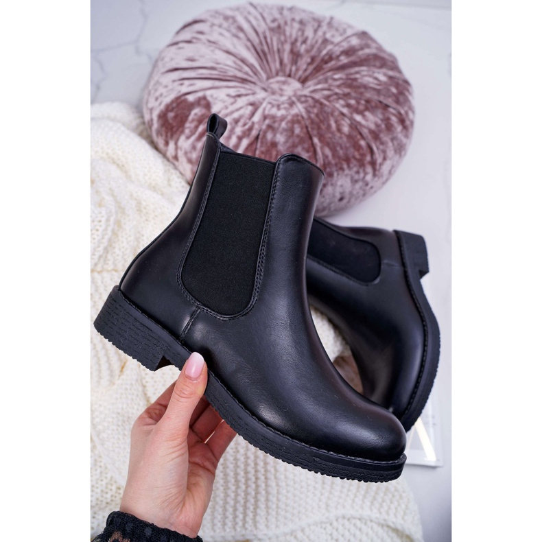 EVE Női csizma Jodhpur Black 8BT35-1489 fekete 1