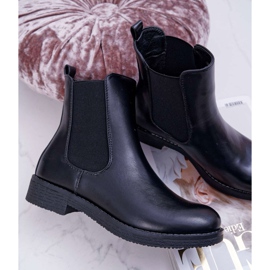 EVE Női csizma Jodhpur Black 8BT35-1489 fekete 2