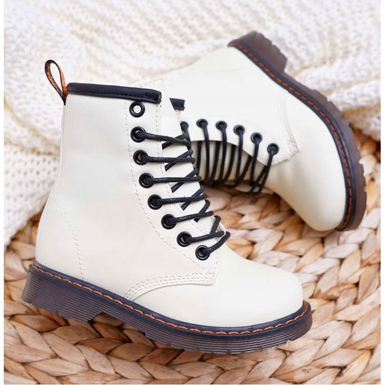 FRROCK Gyermek meleg csizma cipzárral, foszforeszkáló fehér gabby 2