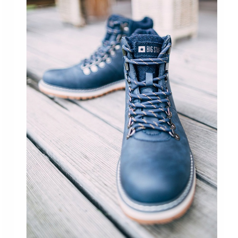 Férfi csapdázók Big Star Navy Blue EE174403 sötétkék 1