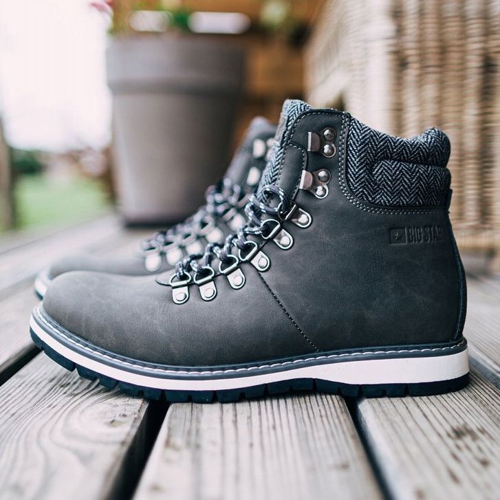 Férfi bakancscsapda Big Star Grey EE174405 szürke 2 Férfi bakancscsapda Big Star Grey EE174405 szürke 2