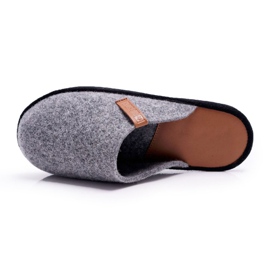 Férfi otthoni papucs Big Star Grey D167177A szürke 2
