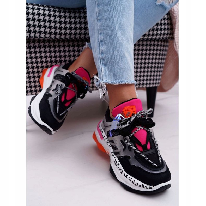 PS1 Fekete Focus női sportcipő 2