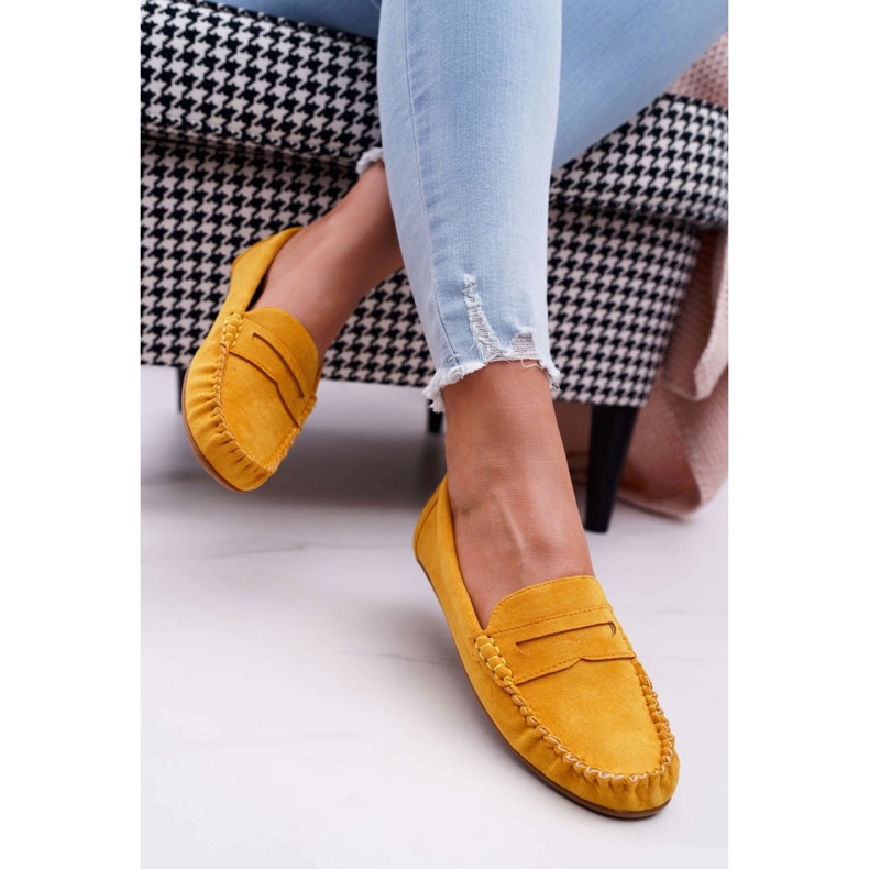 SEA Női sárga cipők Velúr Bolero 2