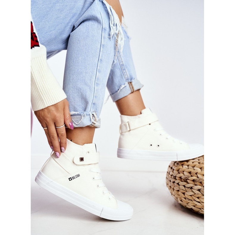 Női cipők Big Star White FF274579 fehér 1
