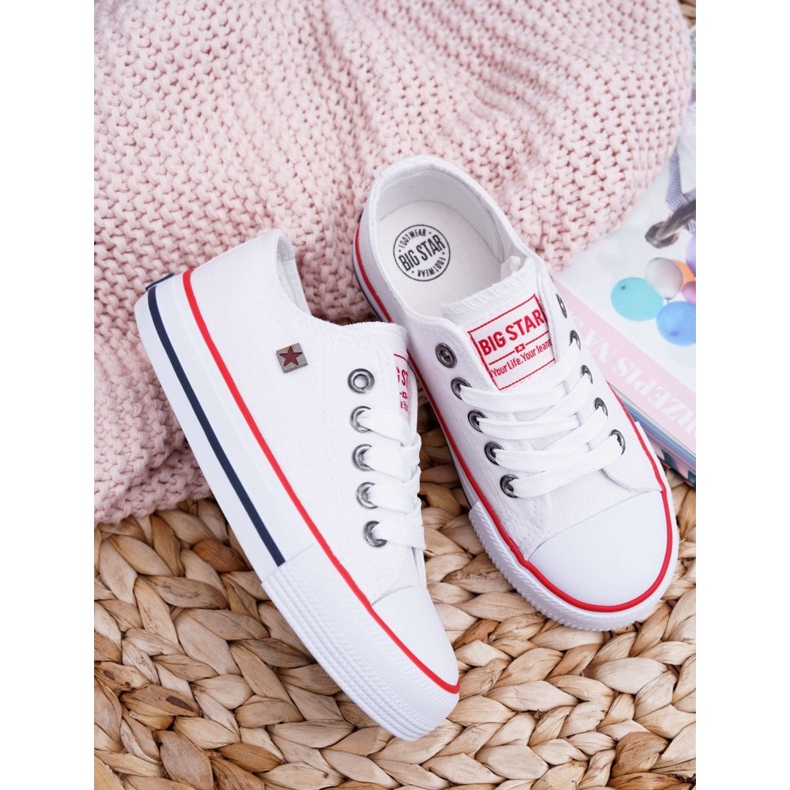 Gyermek cipők Big Star White FF374200 fehér 2