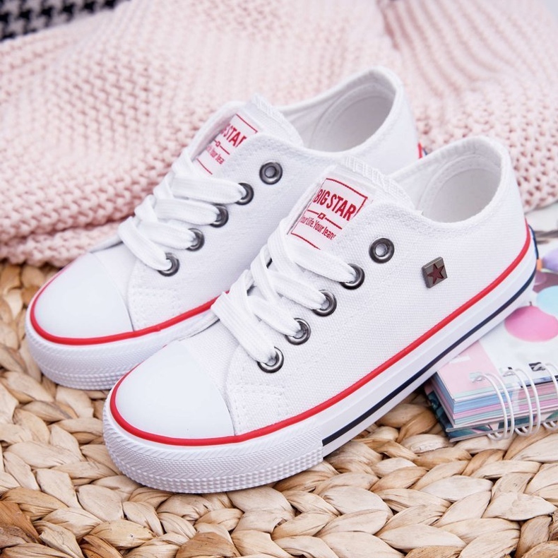 Gyermek cipők Big Star White FF374200 fehér 1