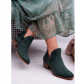 Női lapos csizma Maciejka tavaszi bőr zöld 04091-19 2 Női lapos csizma Maciejka tavaszi bőr zöld 04091-19 2