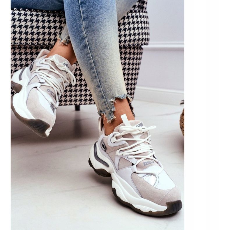 Női sportcipő Big Star, Daniel Lopez, fehér FF274A576 2