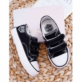 Gyermekcipő Big Star cipő tépőzárral FF374062 fekete 1