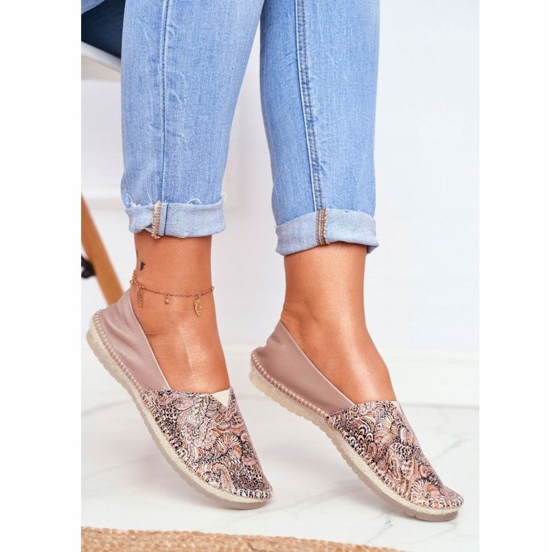 Női balerinák Maciejka Bőr bézs 01930-59 / 00-0 1