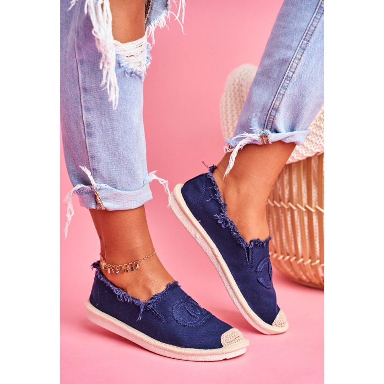 SEA Női Espadrilles Navy Blue Flaure sötétkék 1