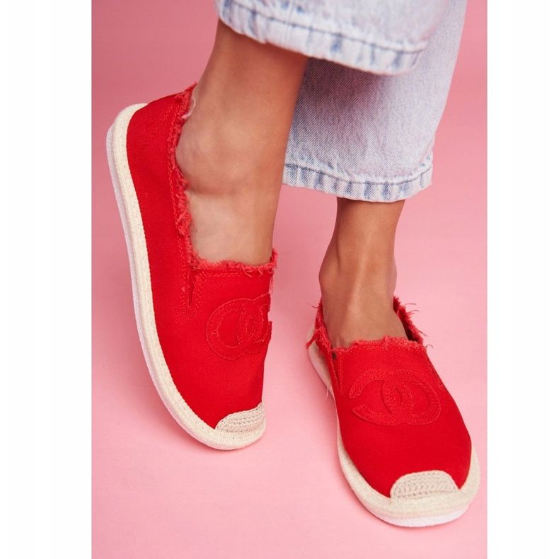 PS1 Red Flaure női espadrillák piros 1